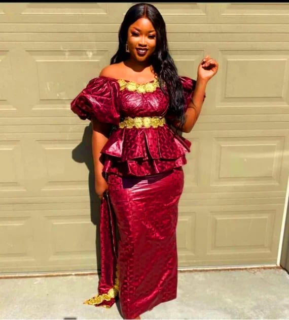 Tenue de fête Eid — Ensemble bleu élégant